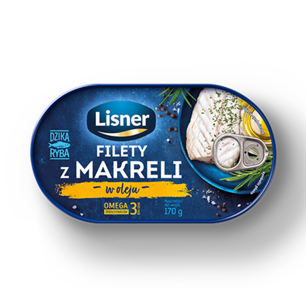 Lisner Mackerel Fillets in Oil 170g