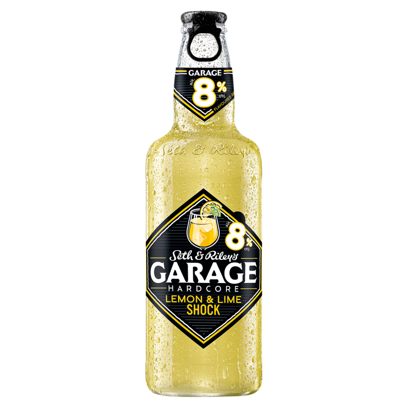 GARAGE HARDCORE LEMON & LIME SHOCK 8% 400ML