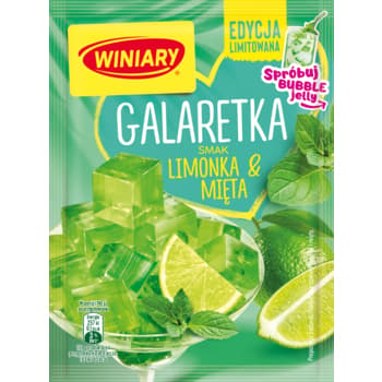 Winiary lime and mint jelly 47g
