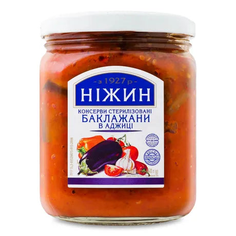 Nizhyn Aubergine in Adjika 450g