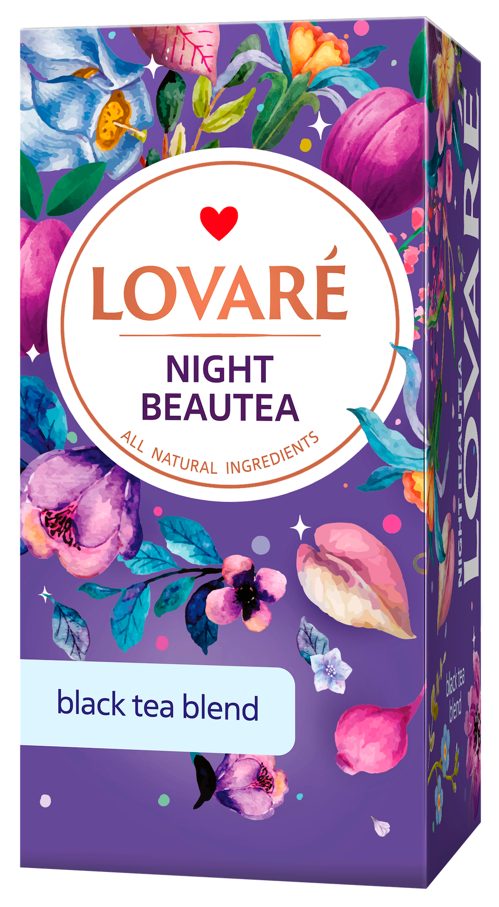 Lovare Night Beautea Herbal Tea (24 Tea Bags × 2 g)