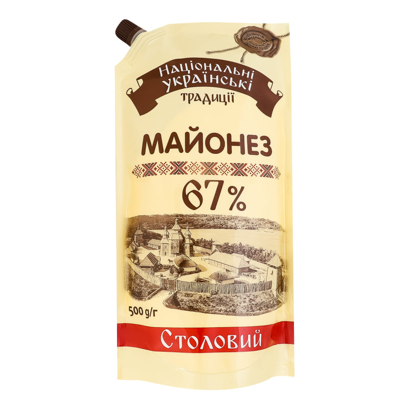 UA NUT Mayonnaise Stoloviy 67% DP 500g