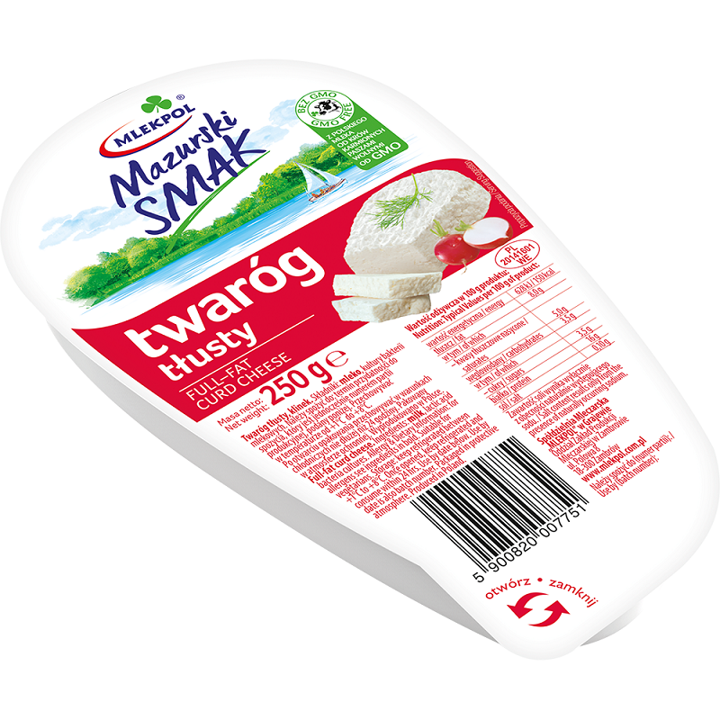 Mlekpol cottage cheese fat quark 250g