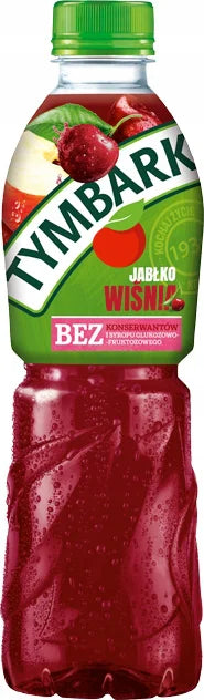Tymbark apple and cherry flavor 0.5l pant B