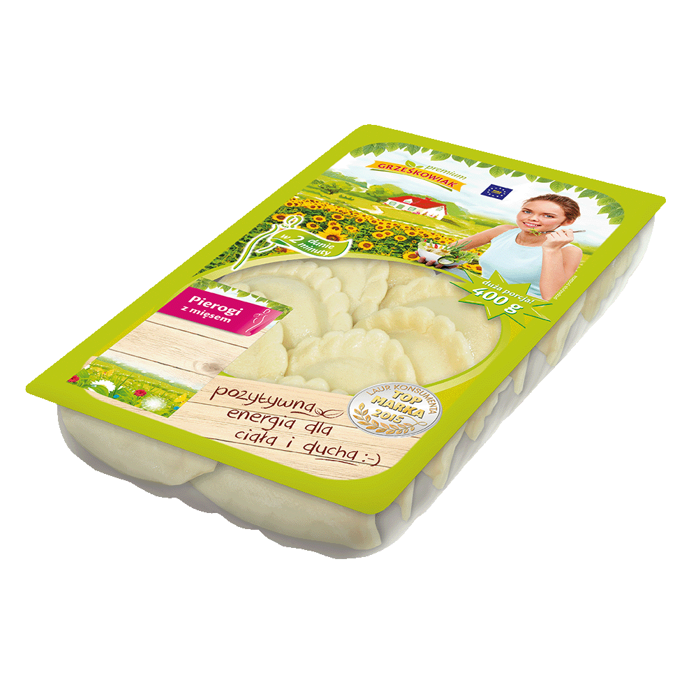 Grzeskowiak Pierogi with Meat 400g