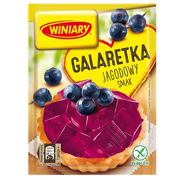Winiary blueberry jelly 47g