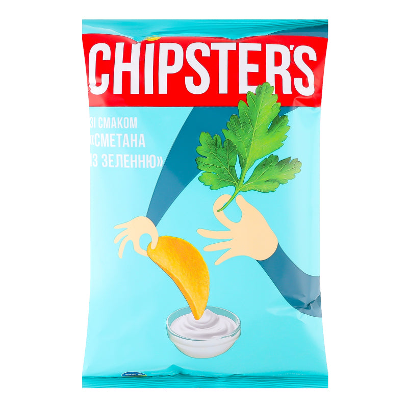 Chipsters Sour Cream with Herbs 120g