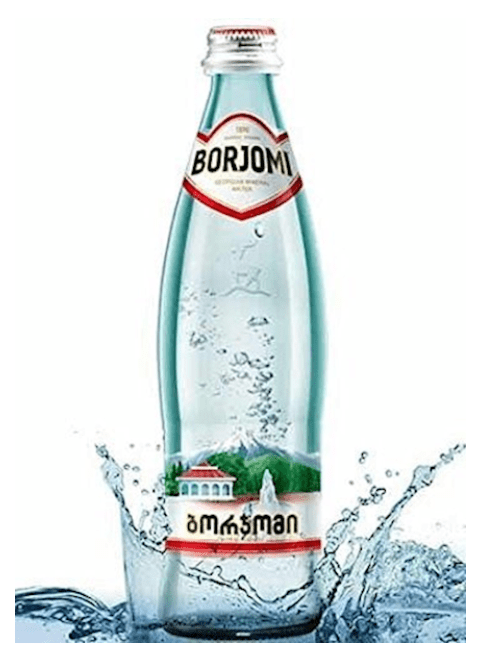 Borjomi Sparkling Mineral Water Glass 0.5L