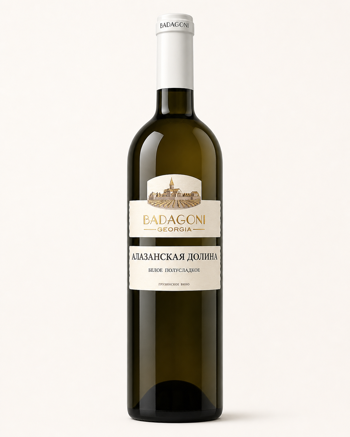 Wine white 0.75L Alc. 11.5% Badagoni Alazani Valley