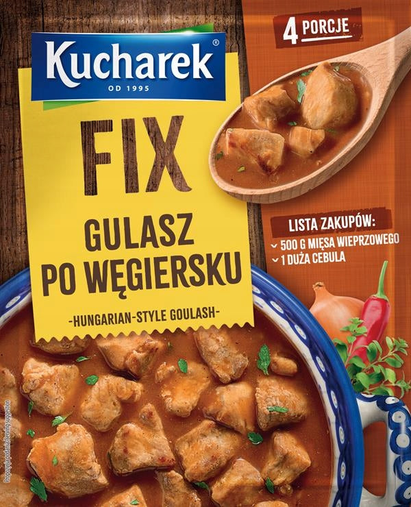 Kucharek Hungarian Goulash Seasoning Mix 46g