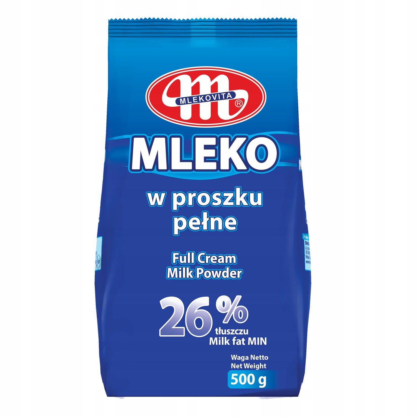 MLEKOVITA - WHOLE MILK POWDER 0.5KG