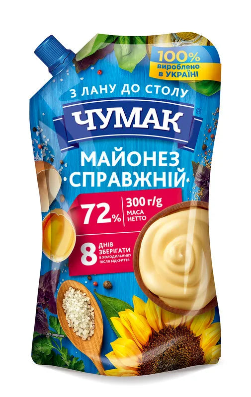 Real Mayonnaise 72% 300 g Czumak