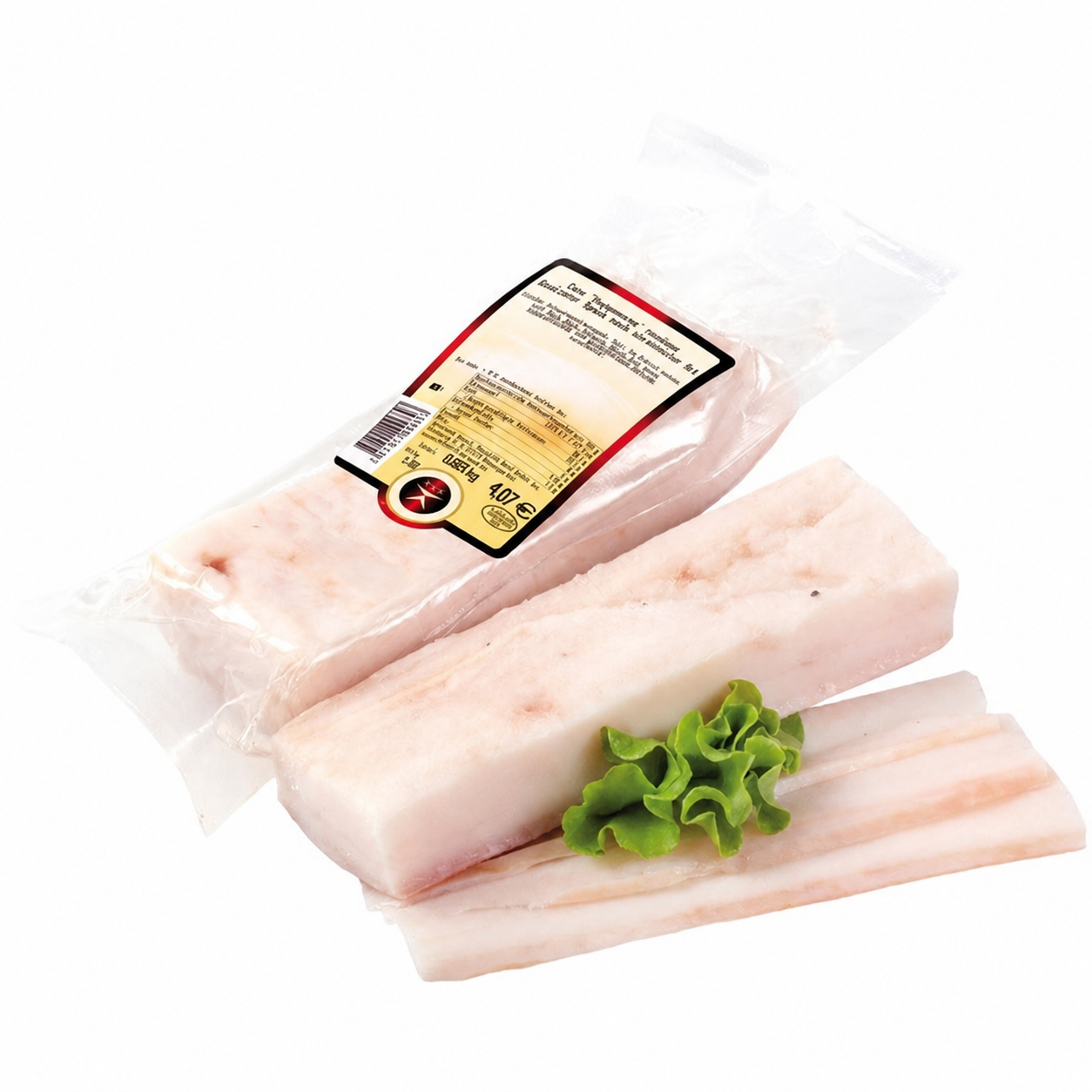 Salted Pork Fat Ukrainian Style, S Standart