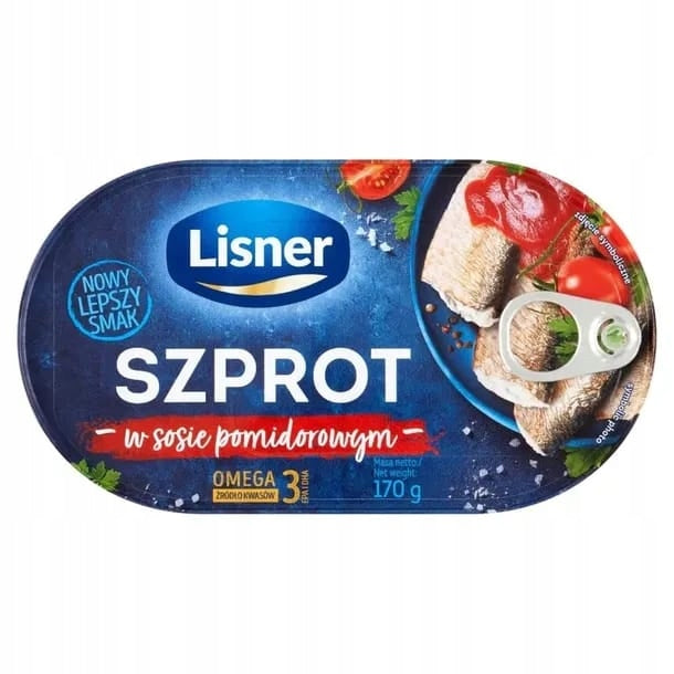 Sprats in Tomato Sauce 170 g — Lisner