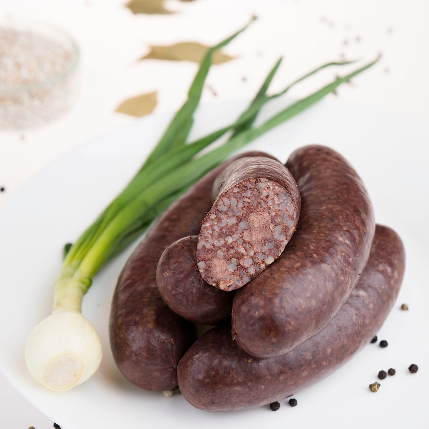 Blood Sausage with Onion