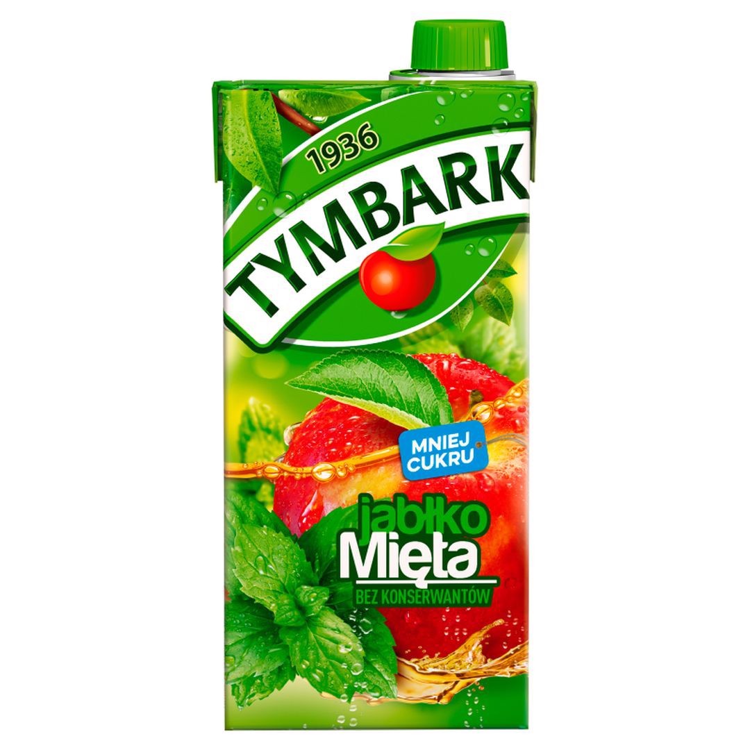 Tymbark bark apple and mint 1l
