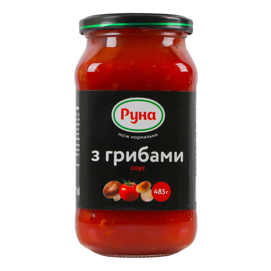 Runa Ukrainian ketchup with mushrooms 485g