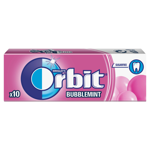 Orbit Bubblemint Sugar-Free Chewing Gum 14g
