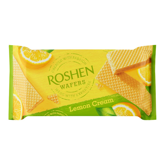 Roshen Wafer Lemon Cream 216g