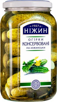 Nizhyn Pickled Cucumbers Nizhyn Style 920g