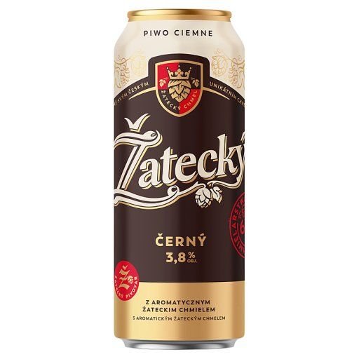 Zatecky cerny beer 3,8% 0,5L Pant A