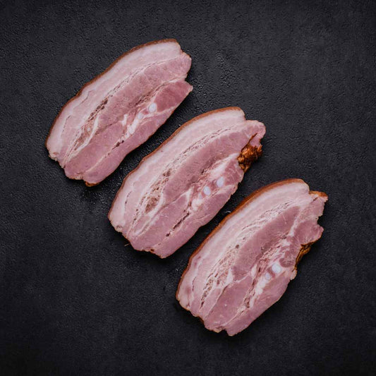 Smoked cooked bacon (export quality) — Szajek
