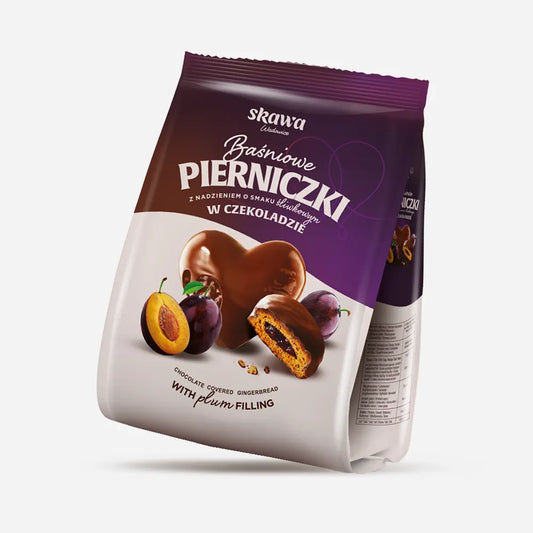 Skawa Gingerbread in Chocolate with Plum Filling