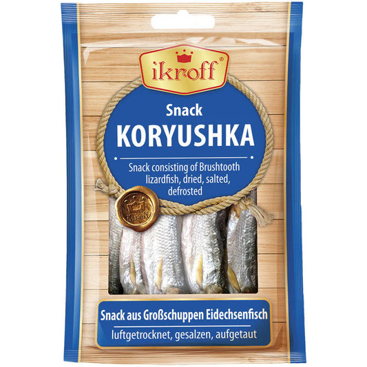 Koryushka, air-dried and salted fish, 36 g Koryushka, air-dried and salted fish, 36 g