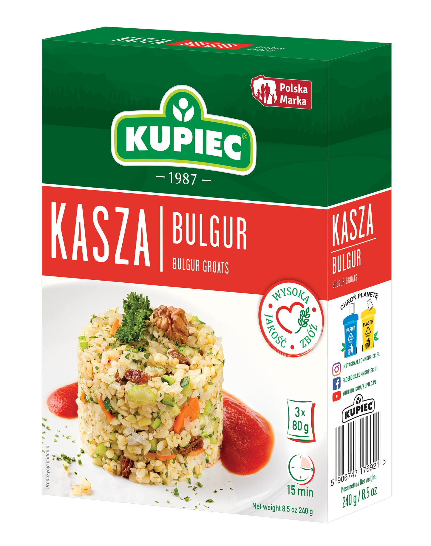 Kupiec Bulgur 240g