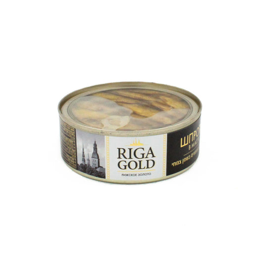 Smoked Sprats in Oil “The Best of Riga Gold” 160 g