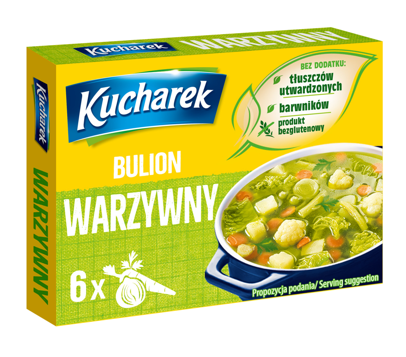 Prymat Kucharek Vegetable Bouillon Cubes 60g (6 Cubes)