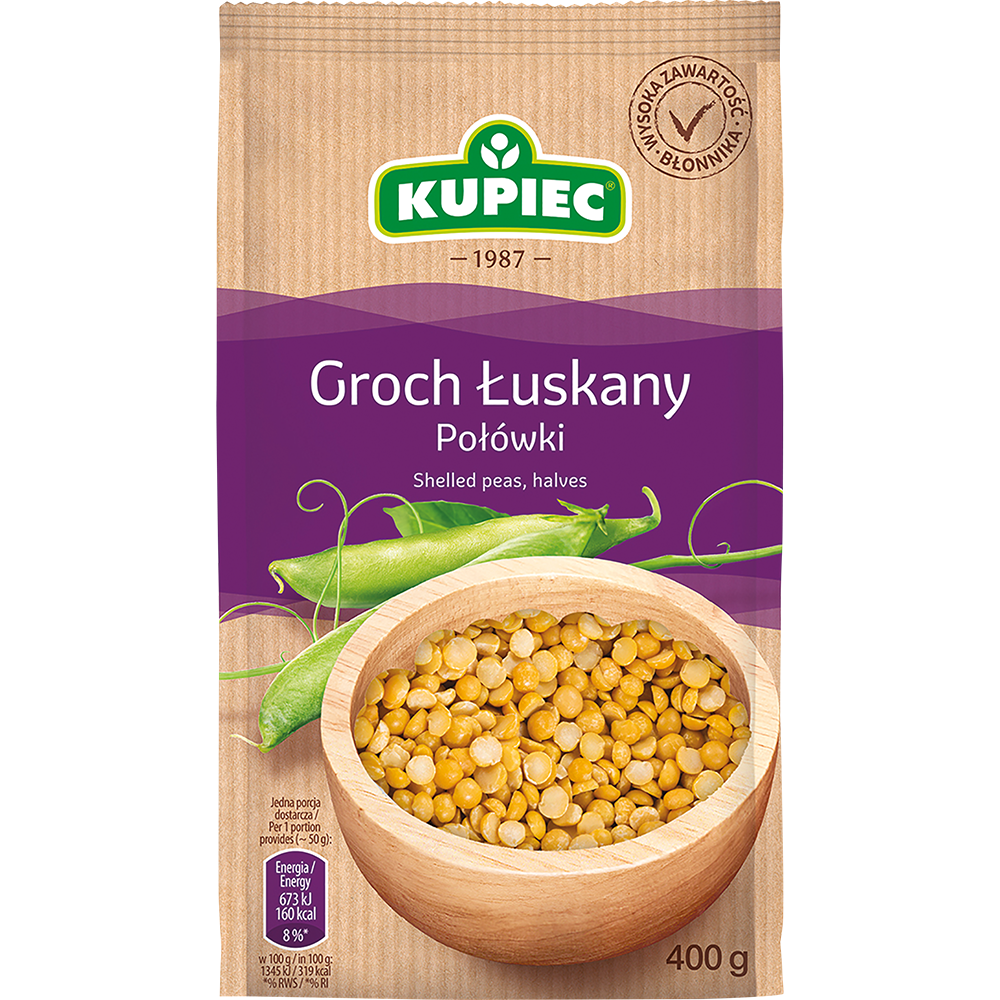 Kupiec Split Peas 400g