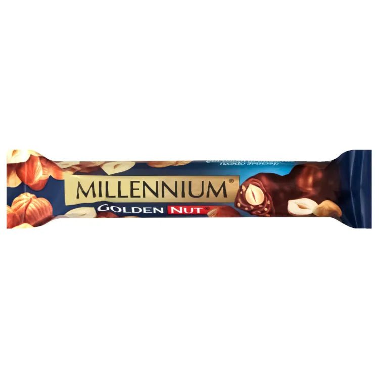Millenium golden nut, hazelnuts milk chocolate 40g