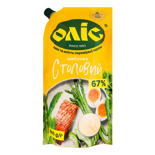 Olis Mayonnaise stoloviy 67% 560g