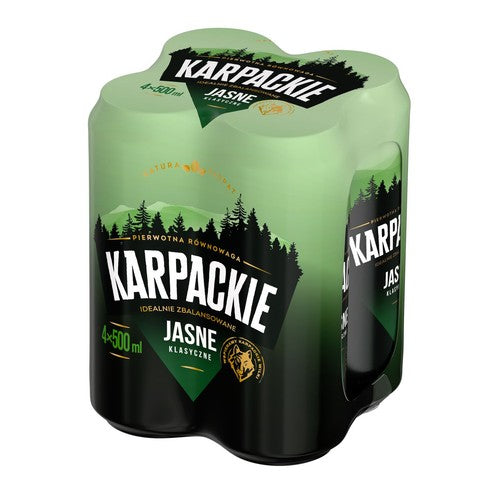 PIWO KARPACKIE JASNE 6% 500 ml