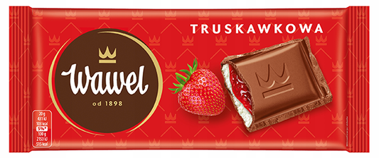 WAWEL STRAWBERRY CHOCOLATE 90g