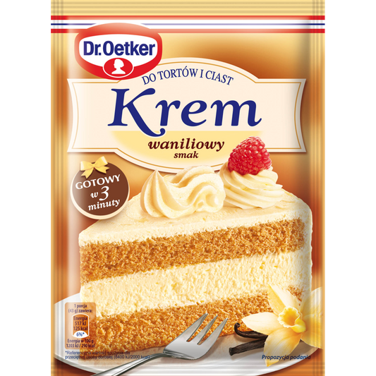 Dr Oetker cream for cake vanilla flavor 105g