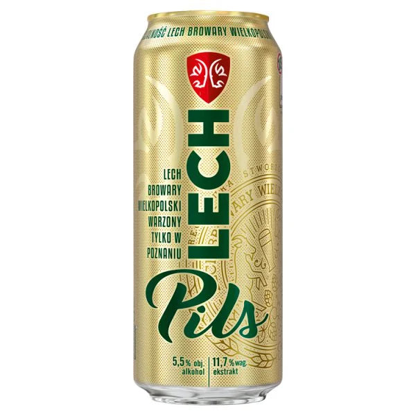Pils lech beer 5,5% 0,5L Pant A