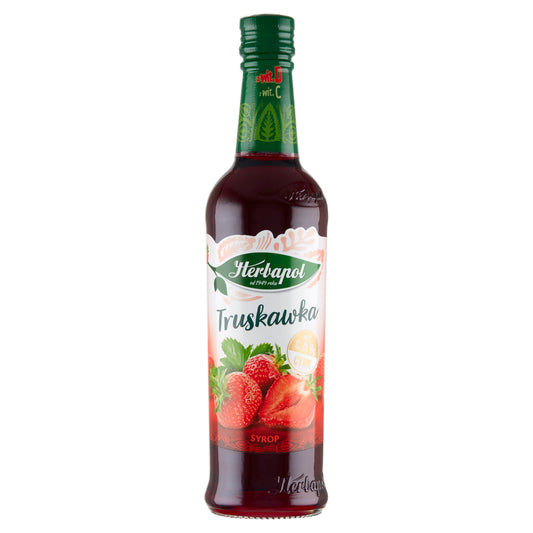 Herbapol fruit syrup strawberry 420ml