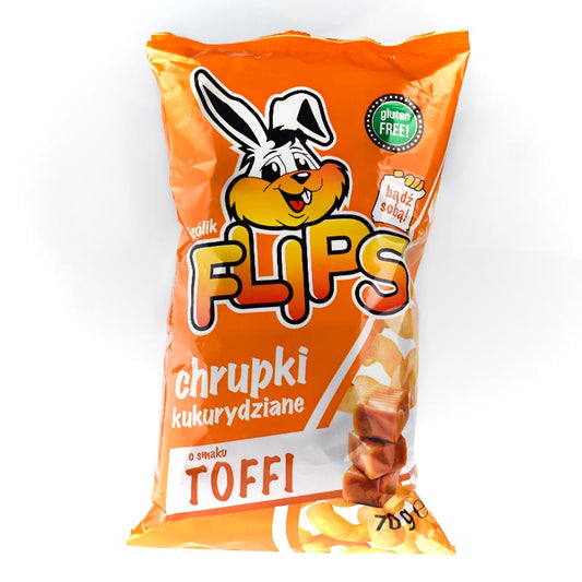 Flips Puff Corn Caramel Flavor 70g