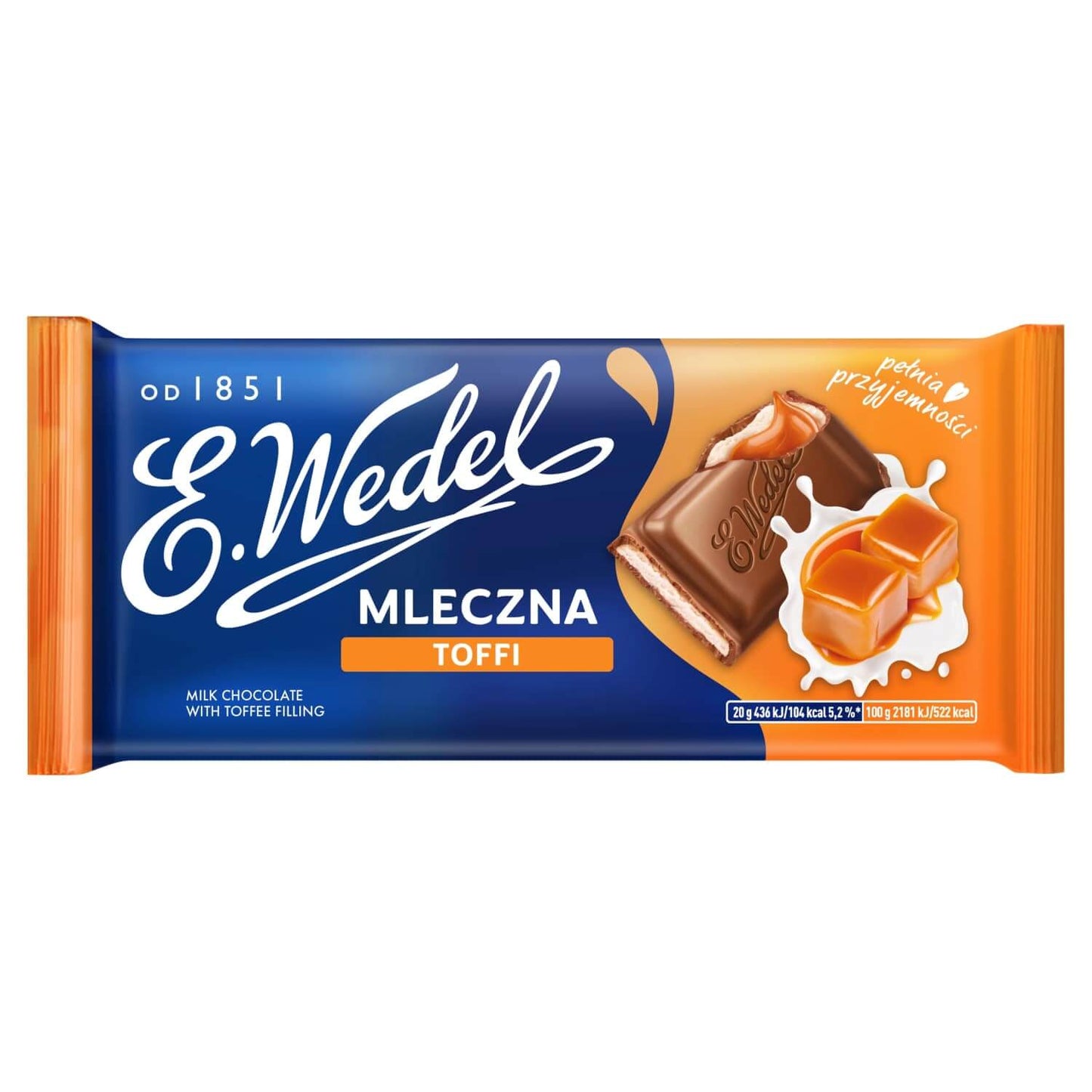 WEDEL TOFFEE FILLED CHOCOLATE 100G