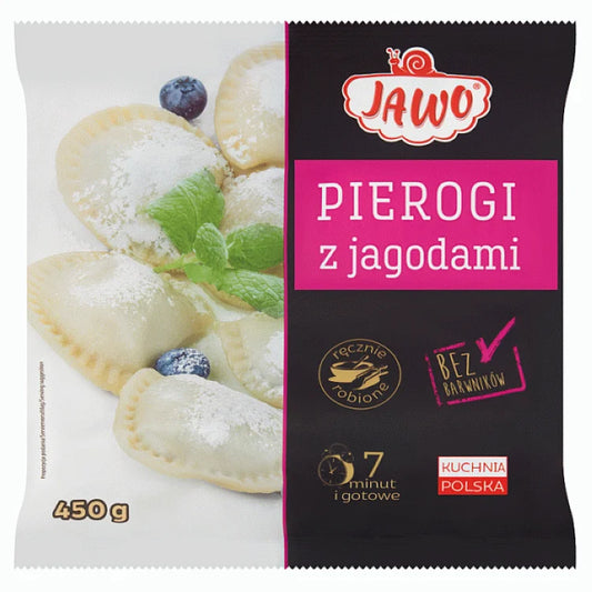 JAWO PIEROGI WITH BLUEBERRIES 450g