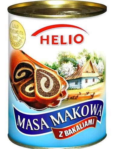 Helio Poppy Seed with Nuts and Raisins 850g