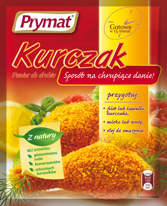 PRYMAT CHICKEN – POULTRY BREADING 90g