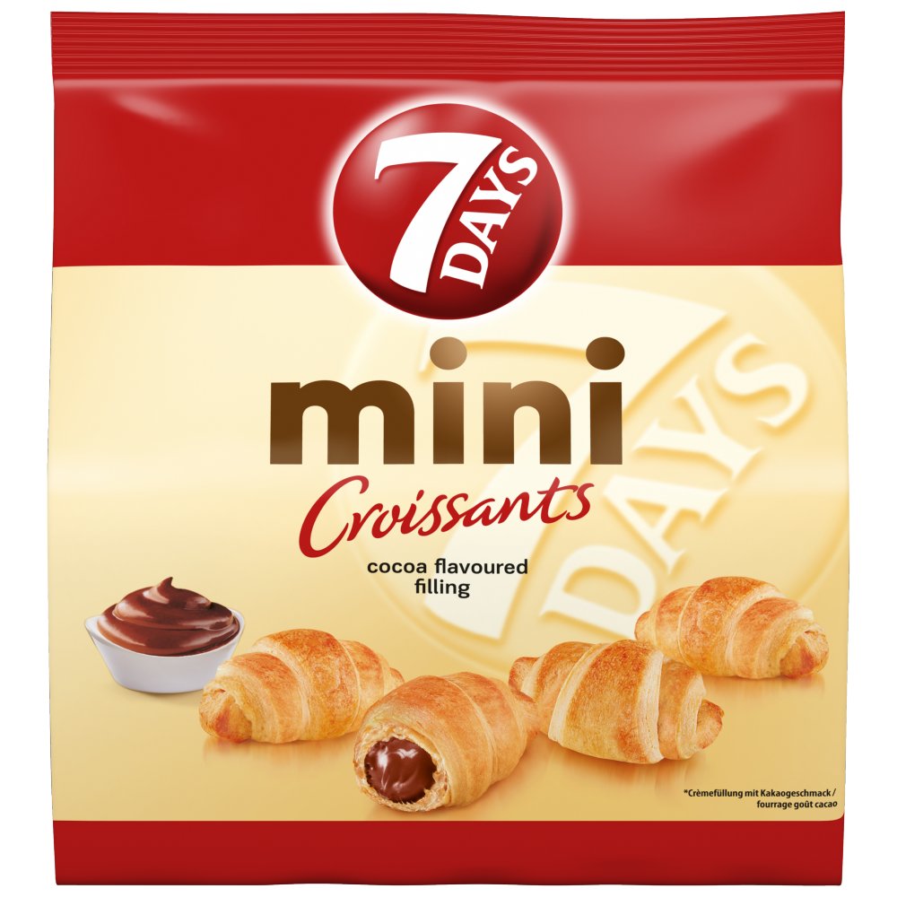 7DAYS Mini Croissants with Cocoa Cream Filling 18...