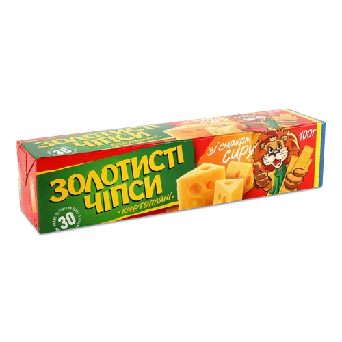 Golden Chips with Cheese 100g