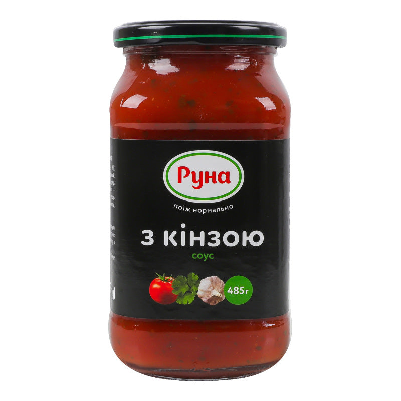 Runa Ukrainian tomato sauce with coriander 485g