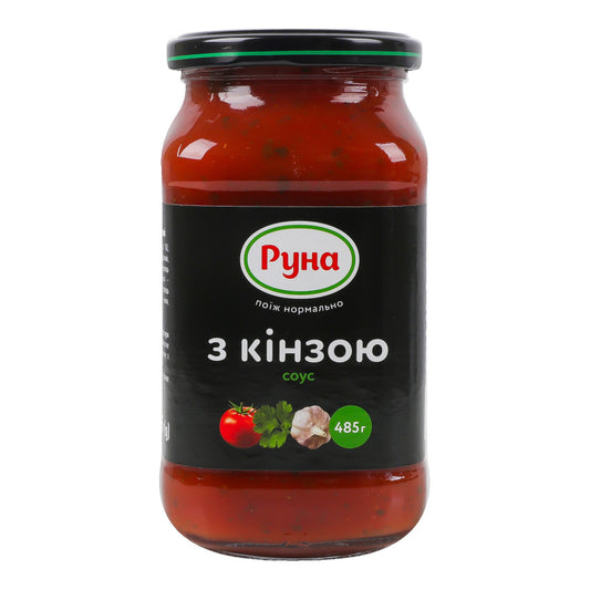Runa Ukrainian tomato sauce with coriander 485g