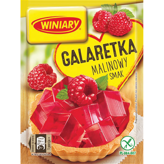 Winiary raspberry jelly 71g