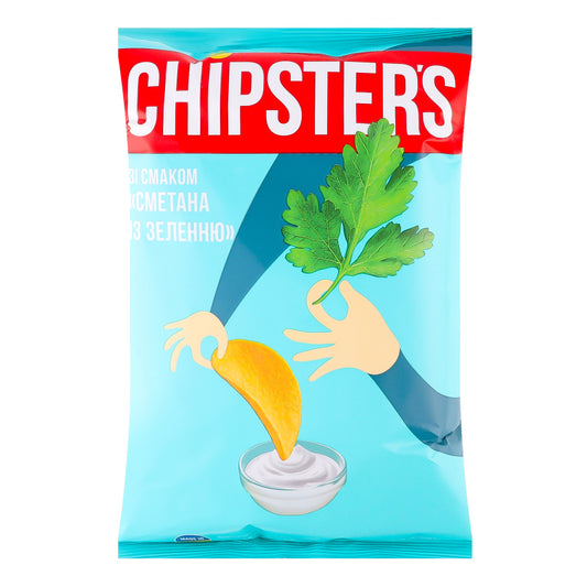 Chipsters Sour Cream with Herbs 120g